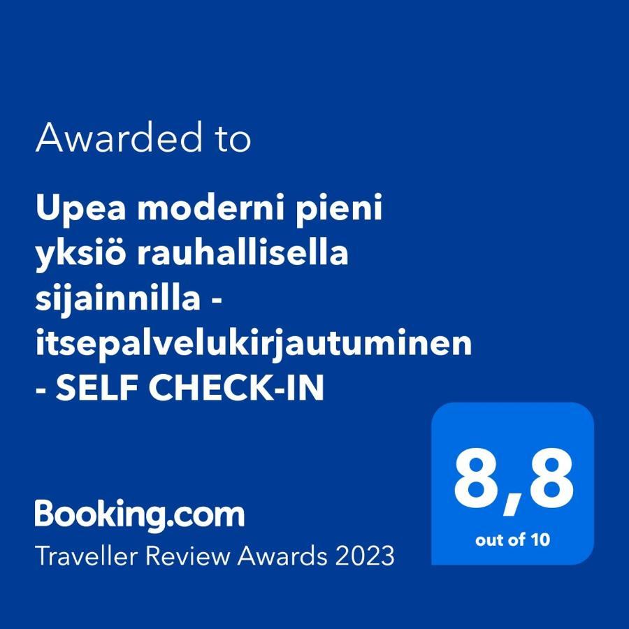 Upea Moderni Pieni Yksioe Rauhallisella Sijainnilla - Itsepalvelukirjautuminen - Self Check-In วาซา ภายนอก รูปภาพ